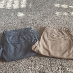 lululemon athletica 2 Men's Chinos in Gray and Tan